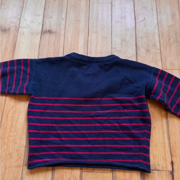 Navy and Red Striped Aeropostale sweater - Picture 5 of 5